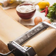 Dough rolling machines, noodle cutters and dumplings